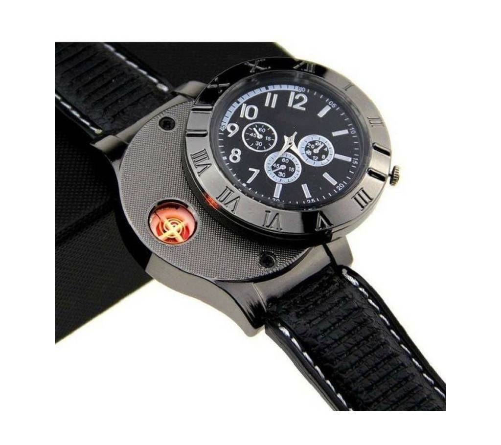 Digital USB Lighter Watch