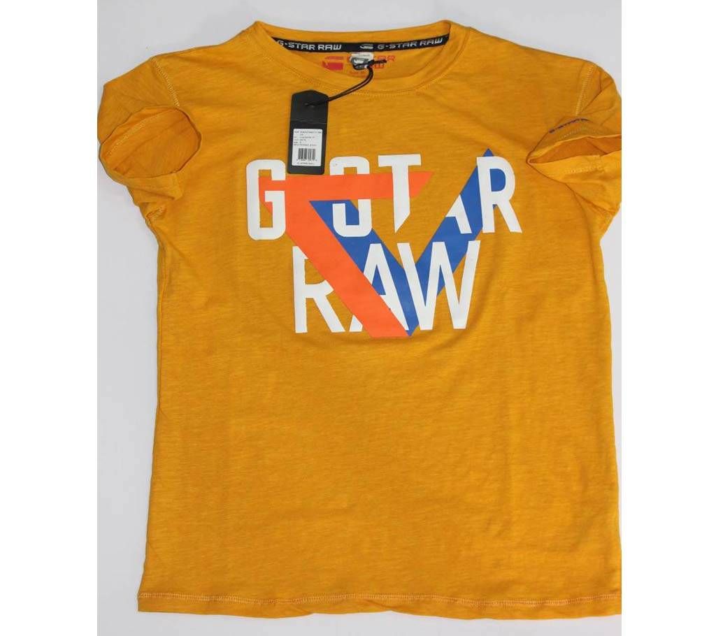 G Star Raw Mens Round Neck Cotton T-Shirt