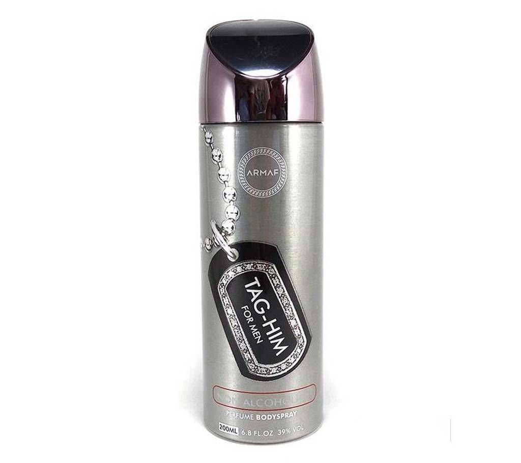 ARMAF Body Spray for men - TAG HIM 200 ml UAE 