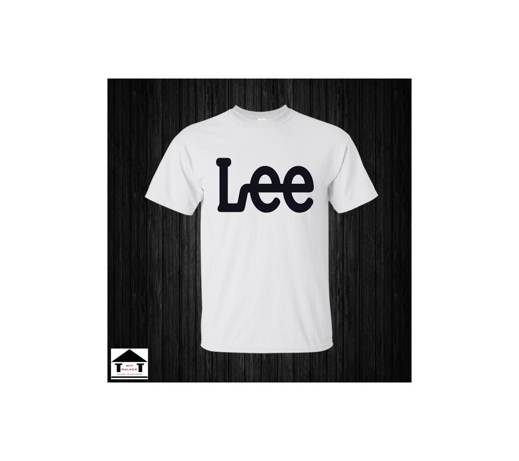 LEE Half Sleeve Cotton T-Shirt White