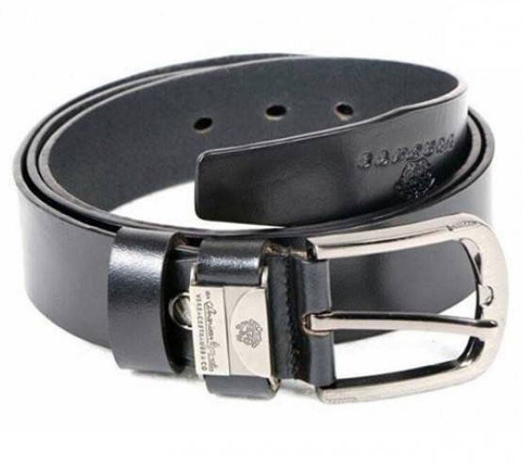 Black Formal Belt (Black) 