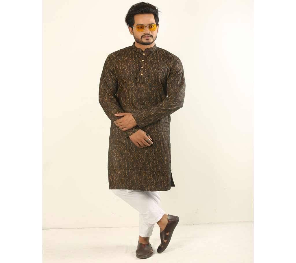 Cotton Punjabi - Golden Brown - 191112