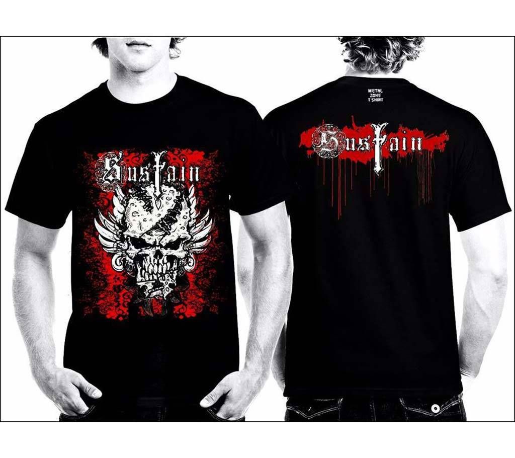 Sustain round neck cotton t-shirt for men 