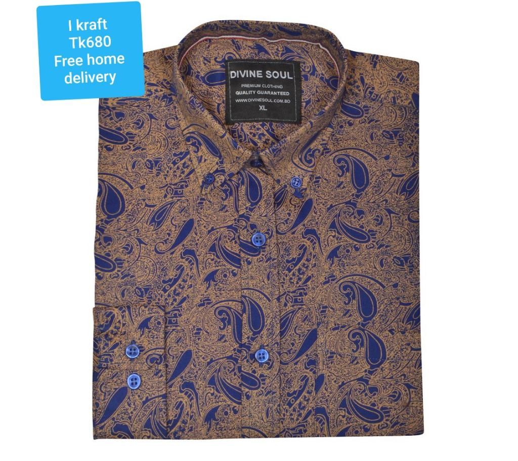 Trendy Casual Full Sleeve Cotton Shirt