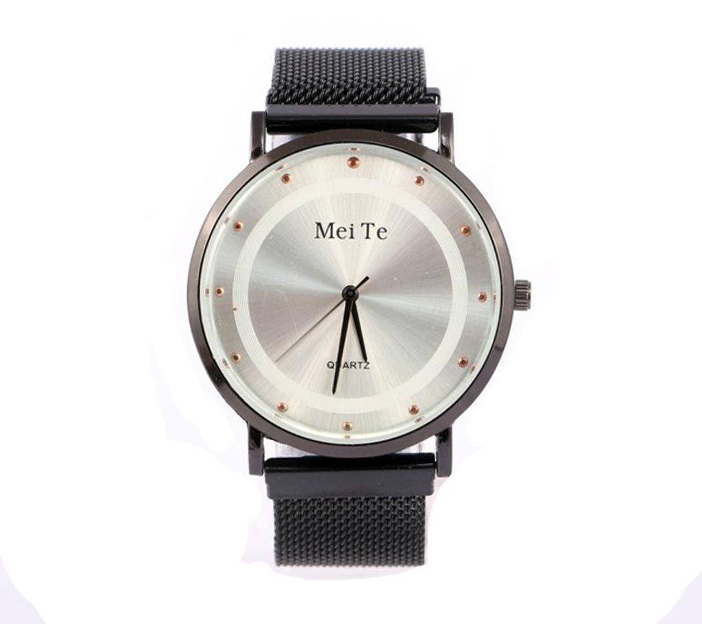 Analog Watch For Man (White_Black)