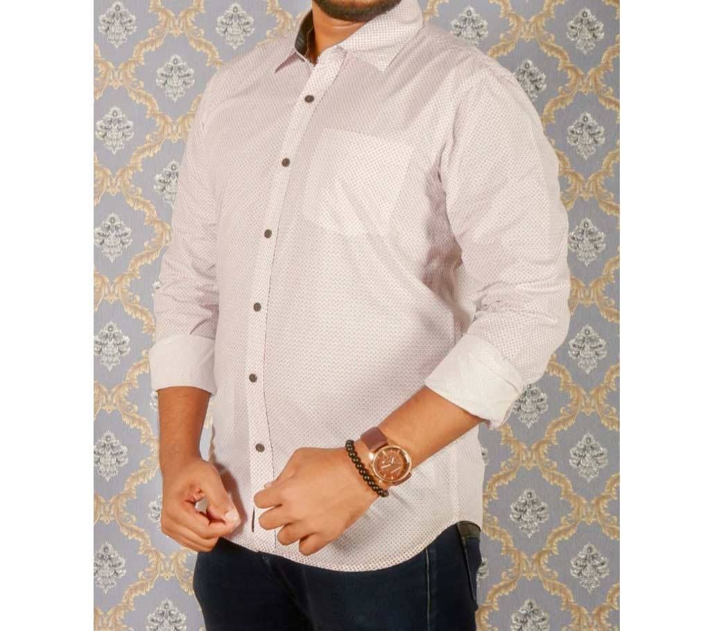 Exclusive white dot print Shirt