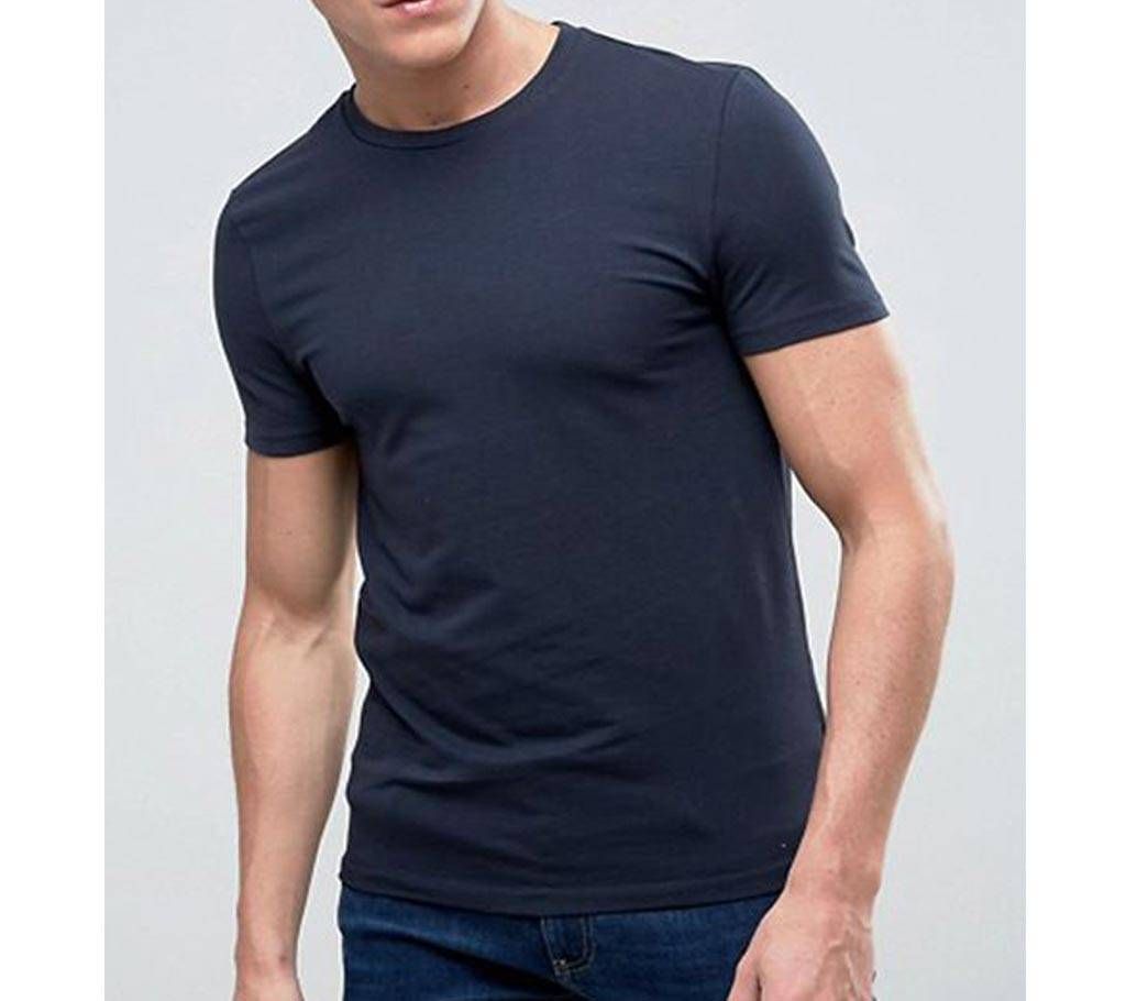 Half Sleeve Cotton for men -Black 