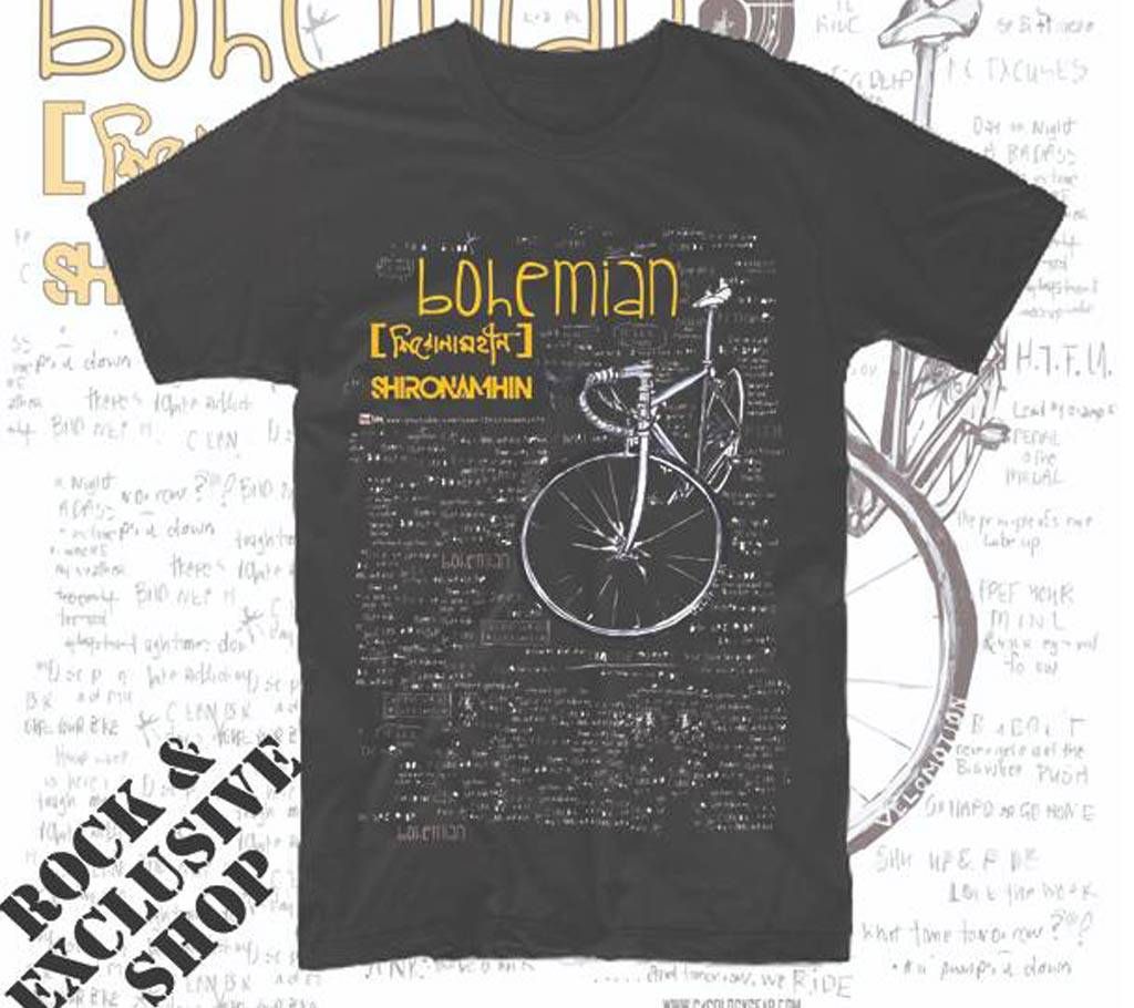 Shironamhin Bohemian Half Sleeve T-Shirt
