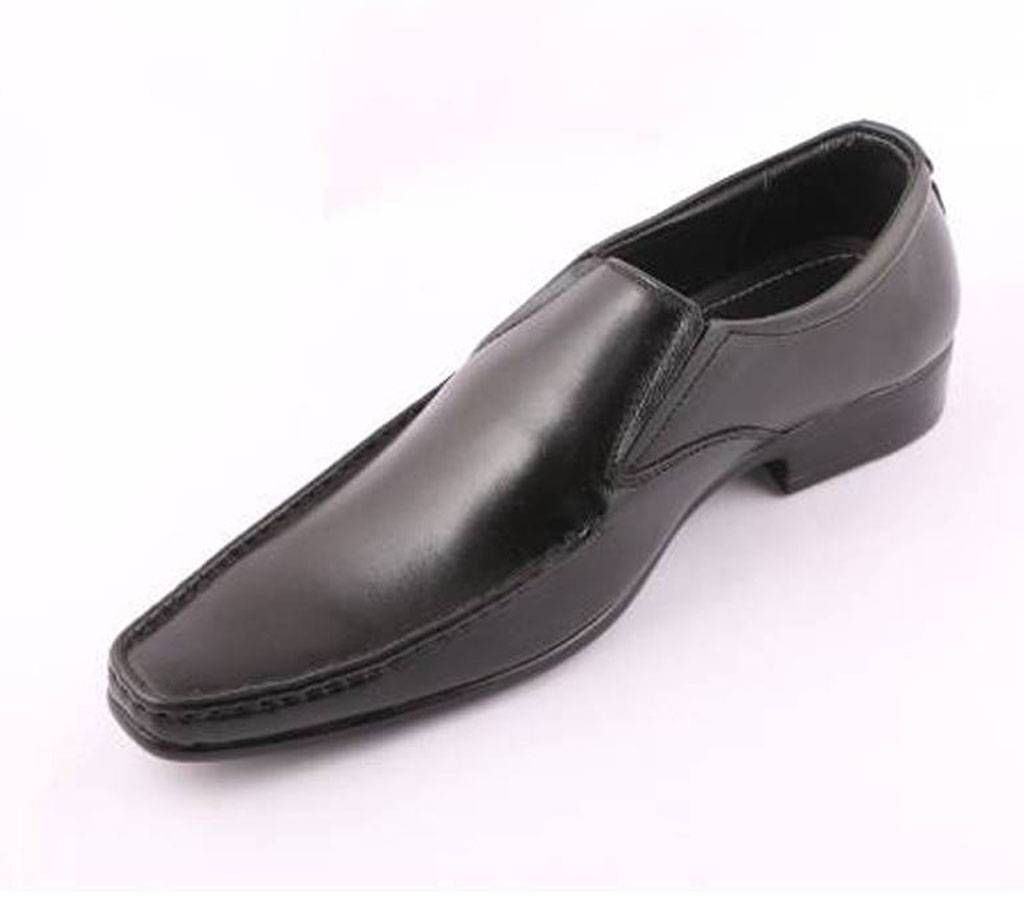 Black Leather Formal Shoes for Men