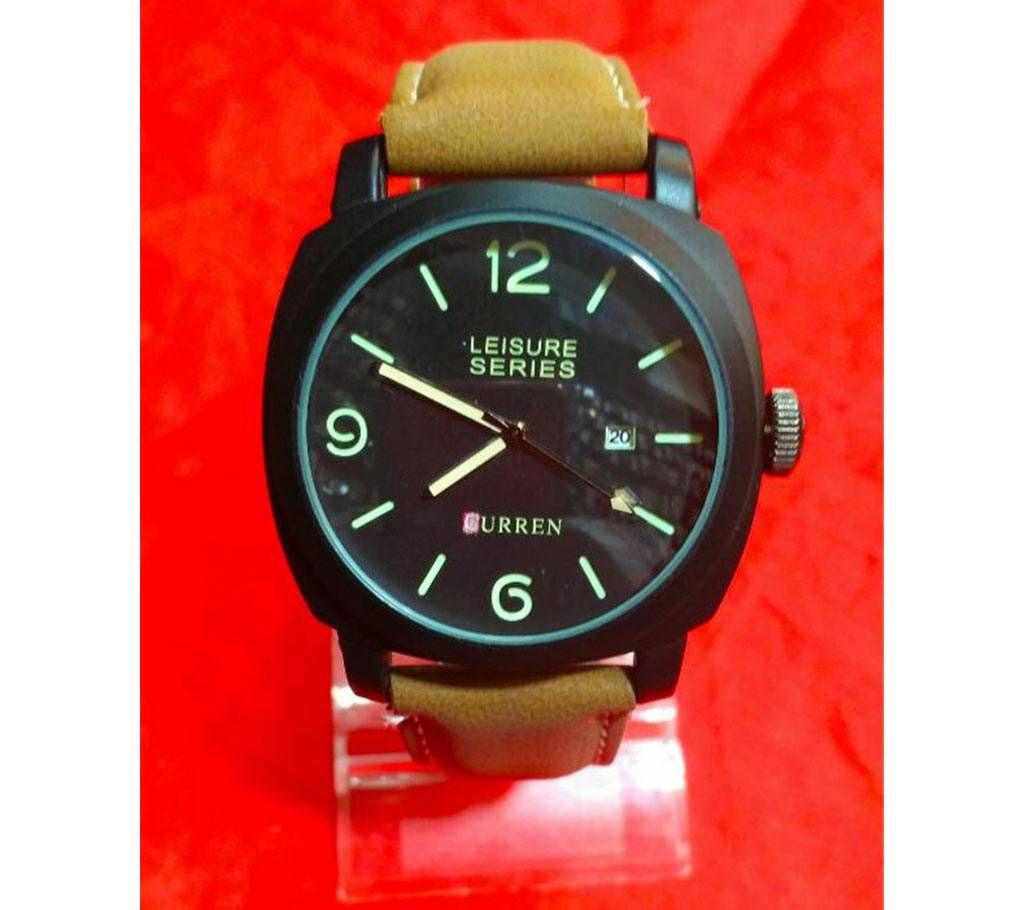 CURRENT leather belt watch 