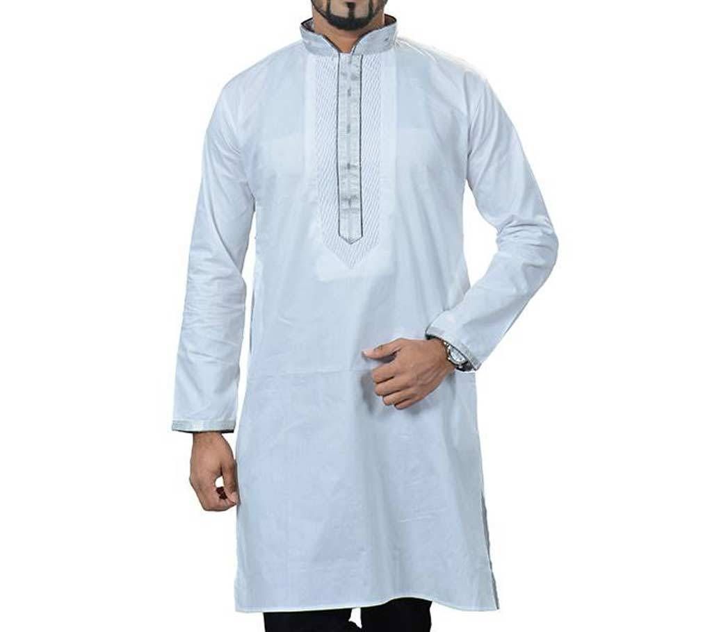 Indian soft cotton semi punjabi for men 