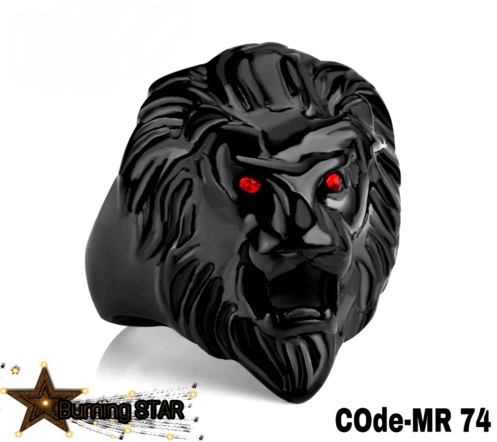 Lion Head Ring for Men