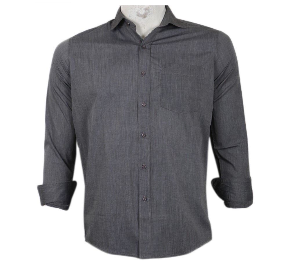 Black Full Sleeve Formal Shirt