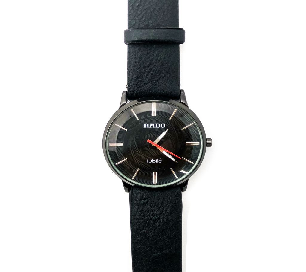 Rado Jublie Black Dial Analog Wrist Watch For Men 