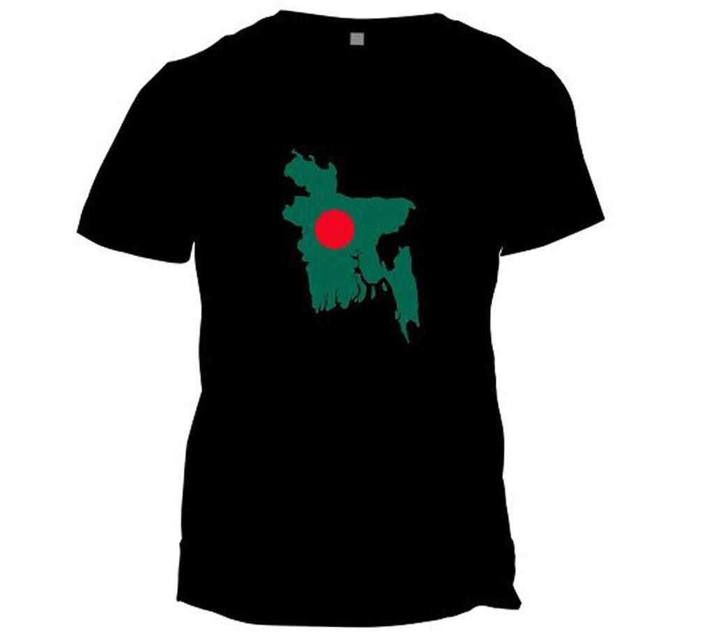 Bangladesh Map T-Shirt - Black