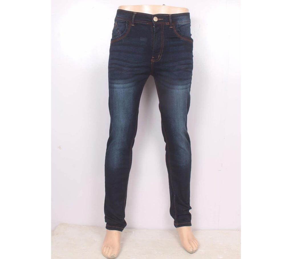 Men's Semi Narrow Stretch Jeans Pants 