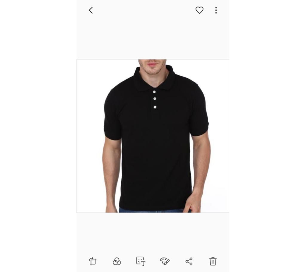 Polo Tshit Black