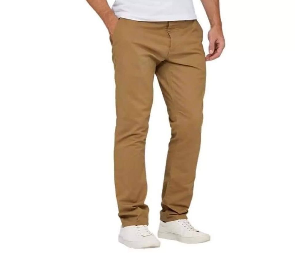 Twill Gaberdine Pants - Deep Brown