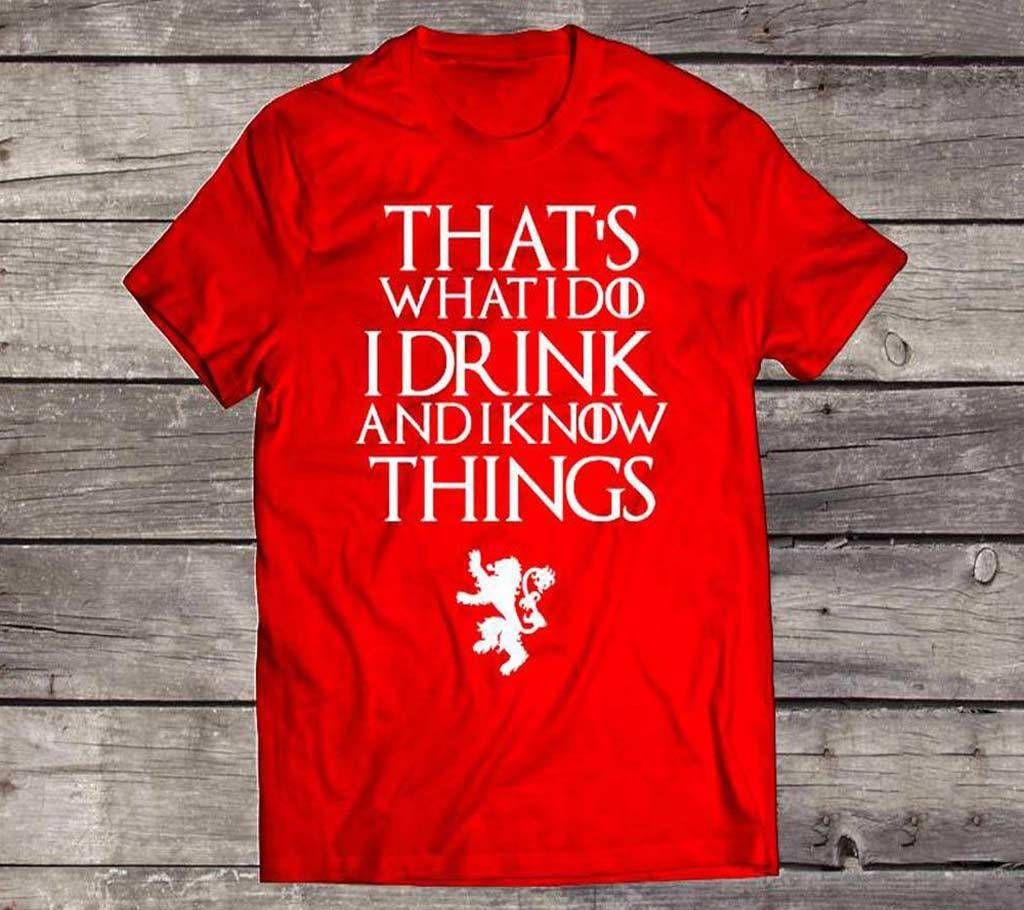  I Know Things T-shirt