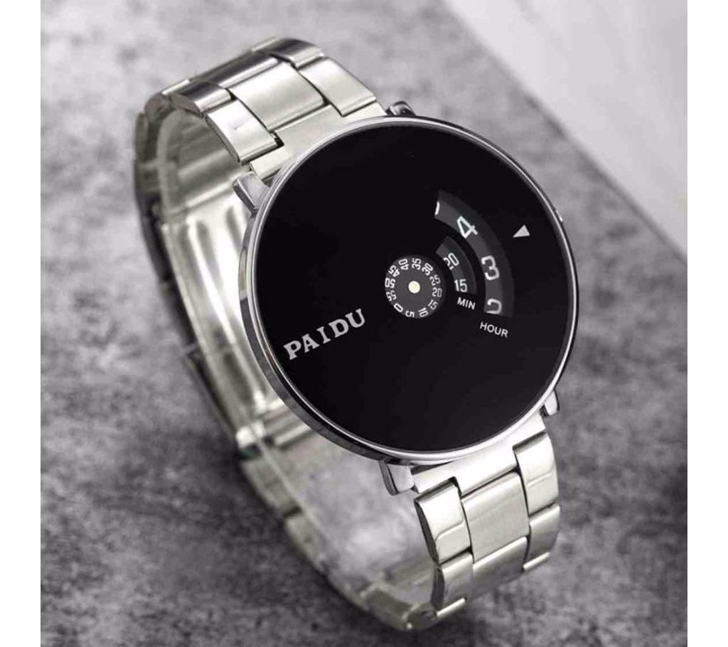 Paidu Wrist Watch for men -Silver