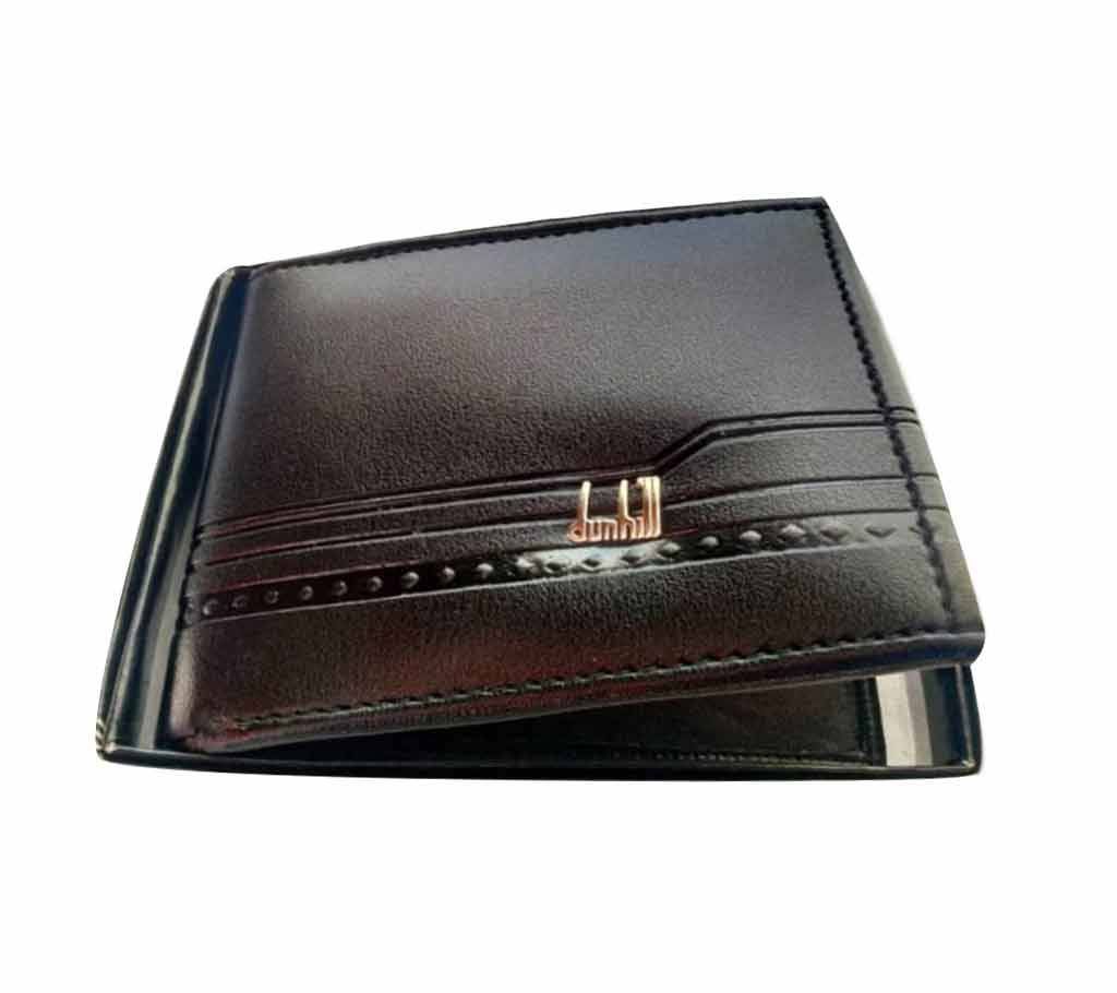 Wallet for men- Black artificial leather