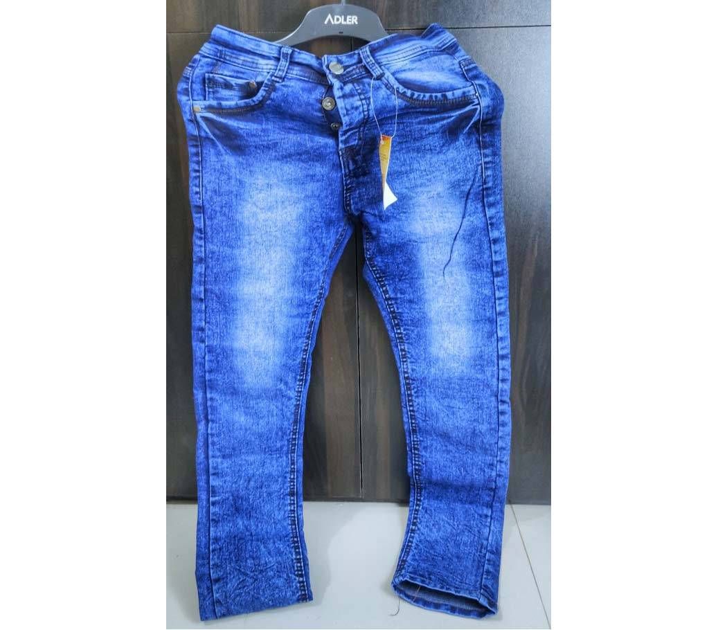 Men Skinny Navy Blue Jeans Slim Fit