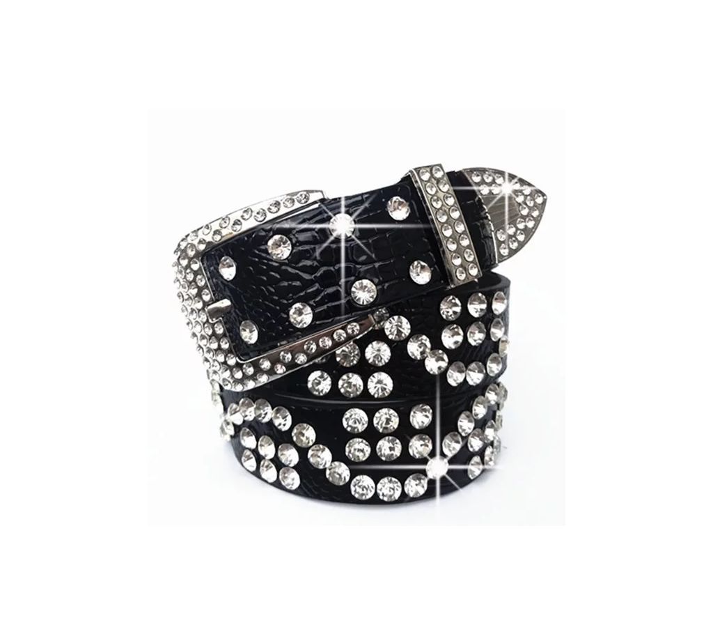 Rhinstones Belt For Women and Men 