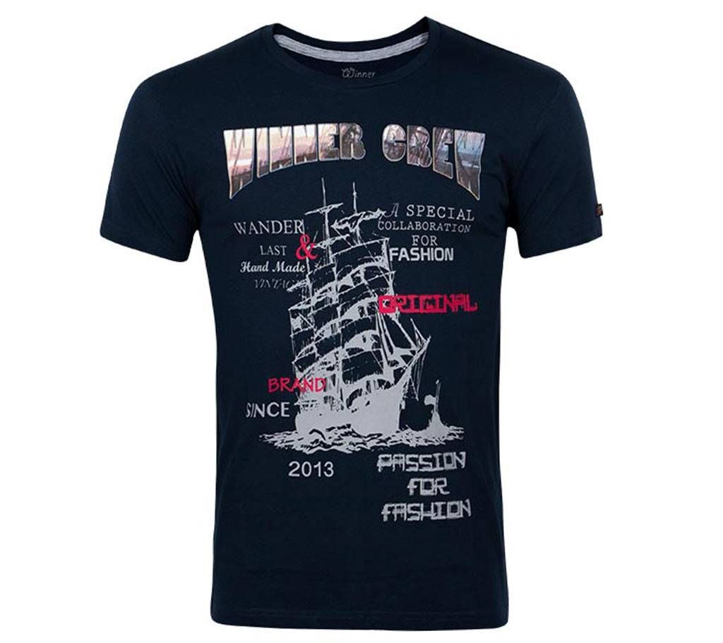 Winner Mens T-shirt - 43582 - NAVY
	
	
	
	
	
	
	
	
	
	
