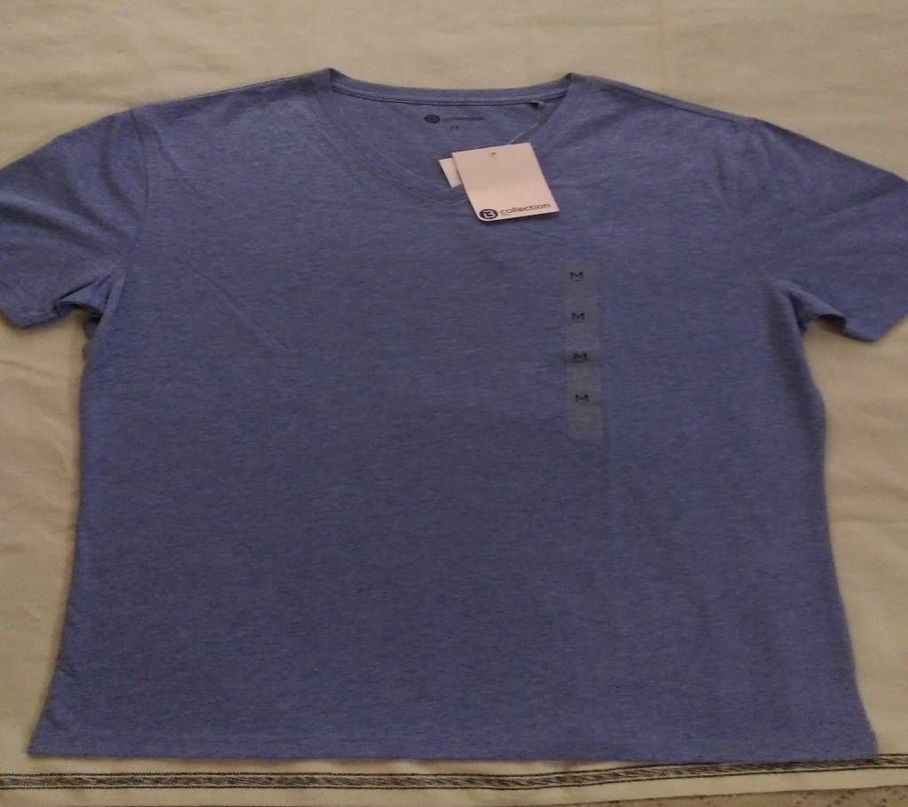 B Collection Men's Basic V Neck T-shirt