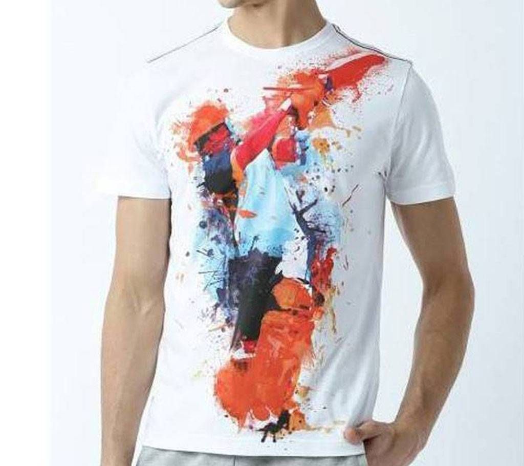 Gents colorful round neck t shirt 