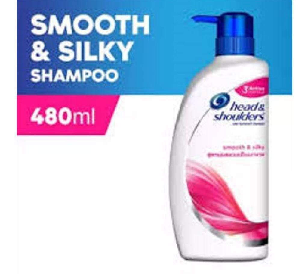 Head & Shoulders Smooth & Silky Shampoo 480 ml - Thailand 