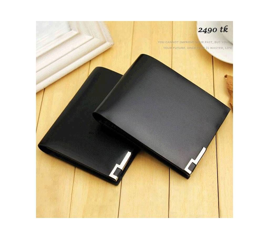 Leather Gents Black Wallet