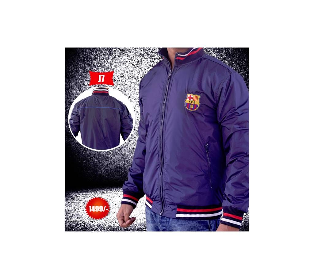 Biker Jacket - Navy Blue