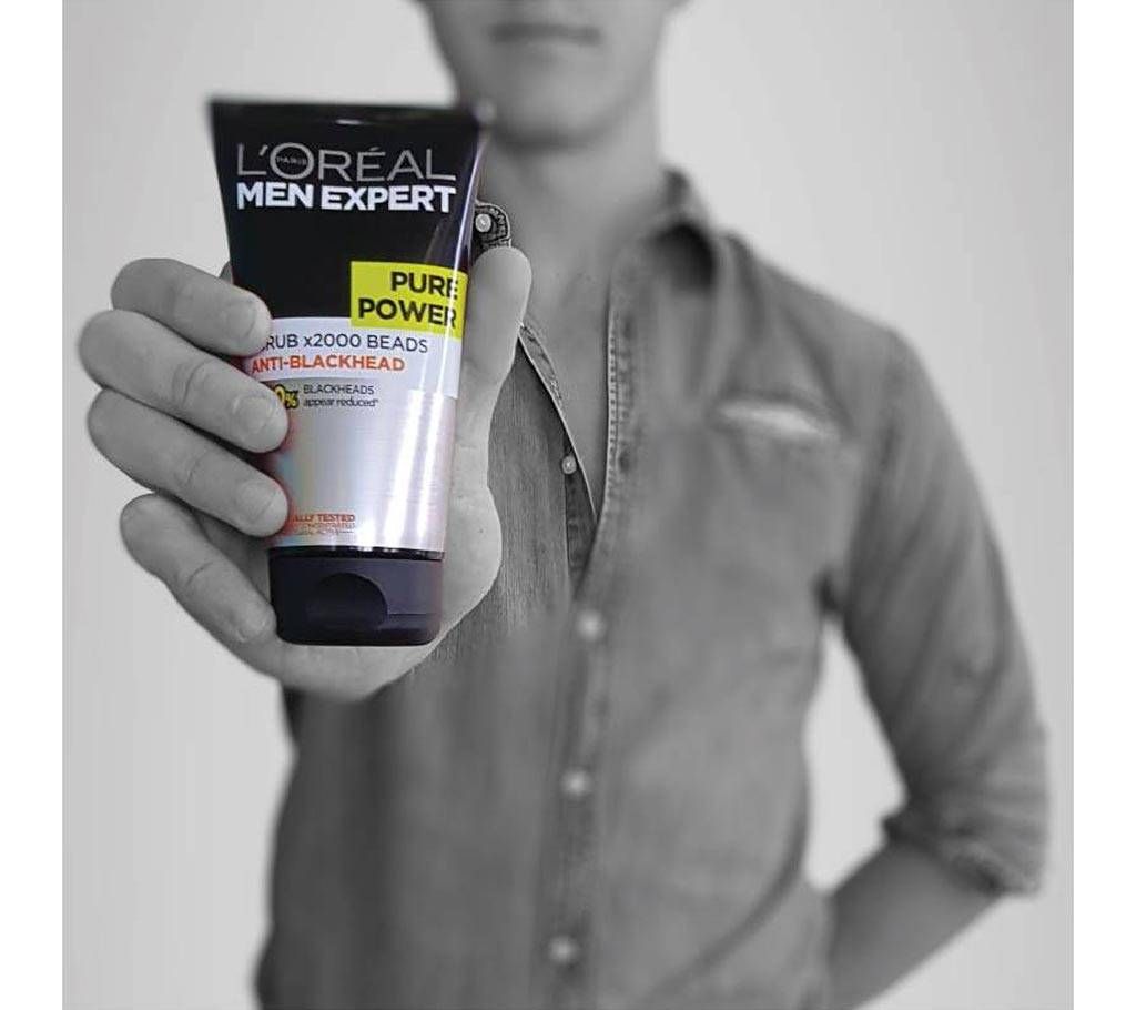 L'OREAL Men Expert PURE POWER SCRUB 150ml - UK 