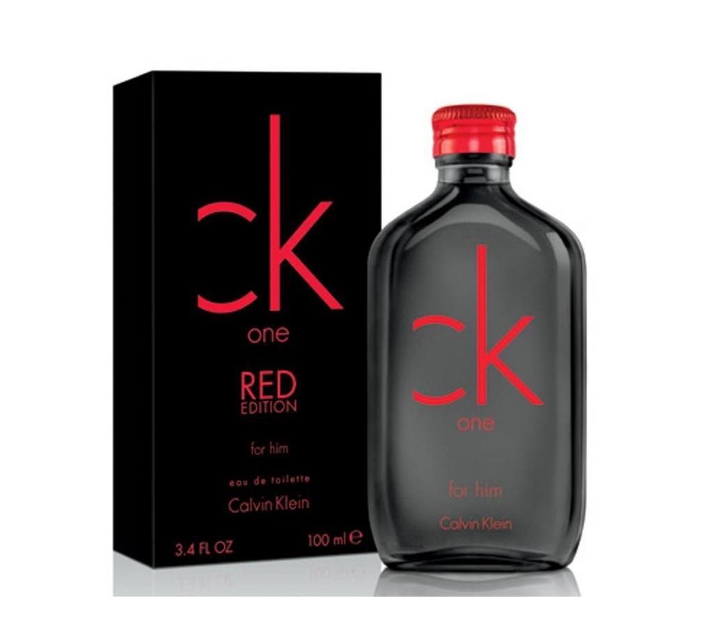 CK ONE RED EDITION MEN EDT 100ML import from dubai