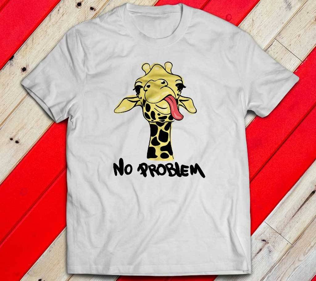 No problem Half Sleeve T Shirt for Men 
