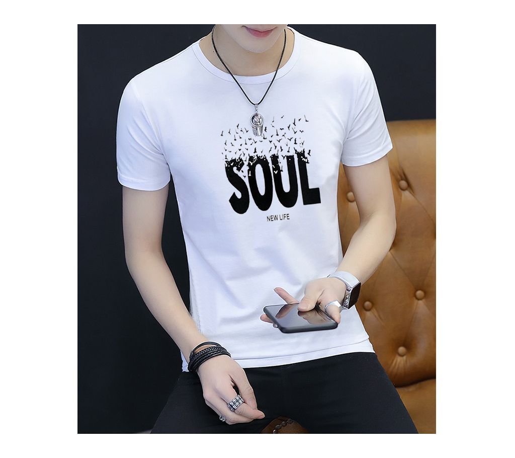 MENS HALF SLEEV T SHIRT SOUL