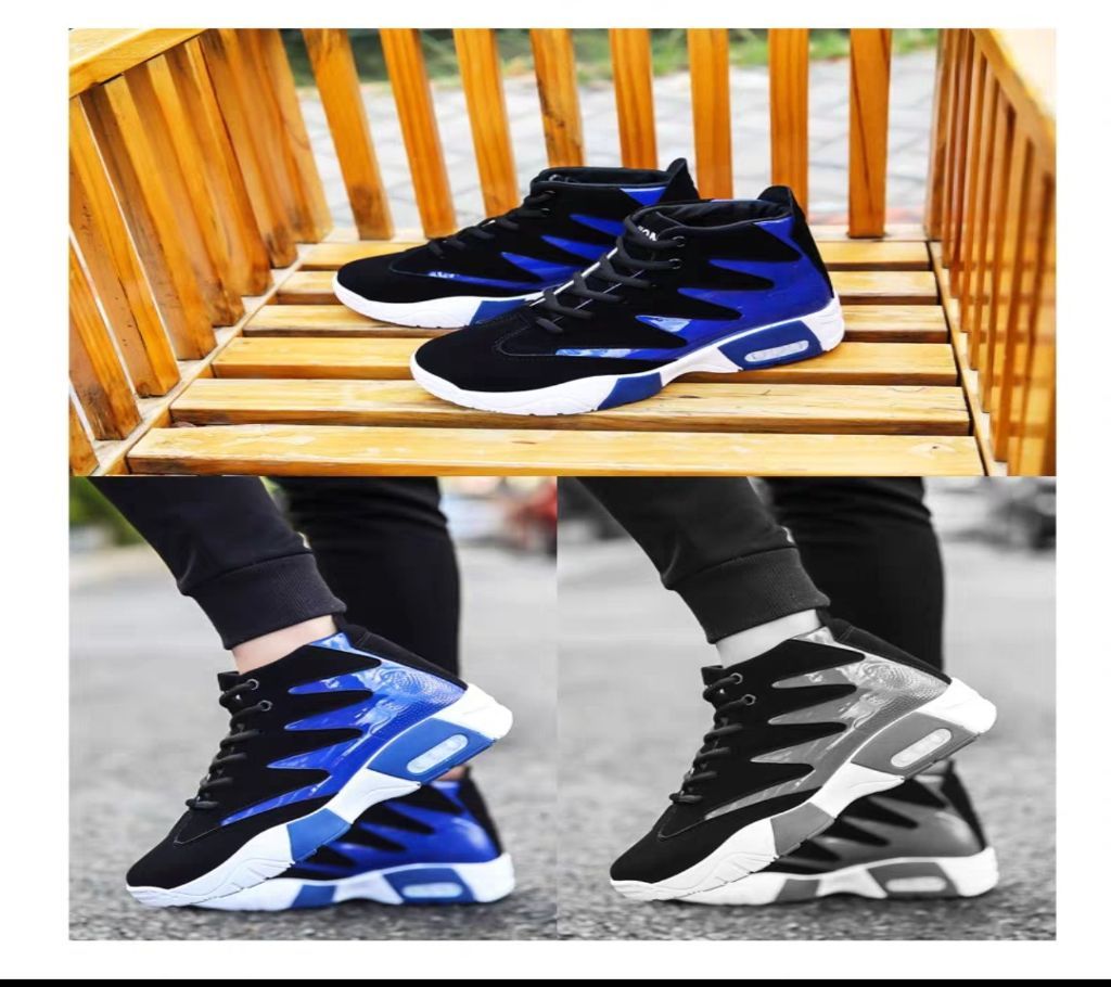 Stylish sneakers for male. Blue colour 2*
