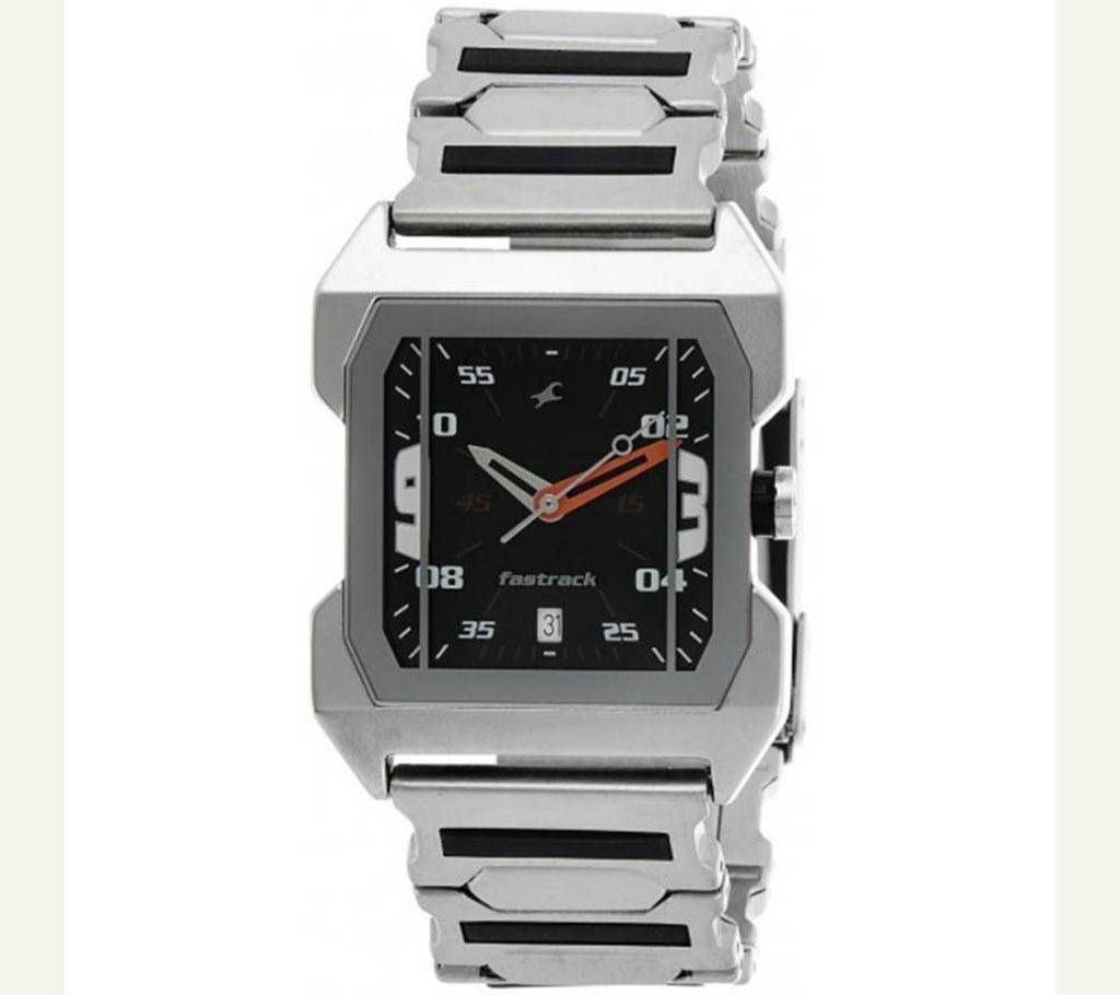 FASTRACK 1474SM02 Analog Wrist Watch Silver Black