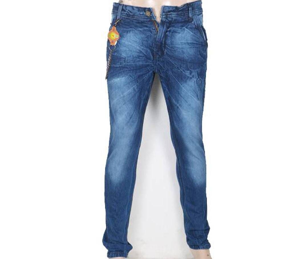Denim semi narrow fit jeans for men 