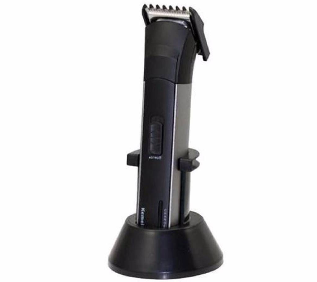 Kemei KM-2599 Rechargeable Beard Trimmer - Black