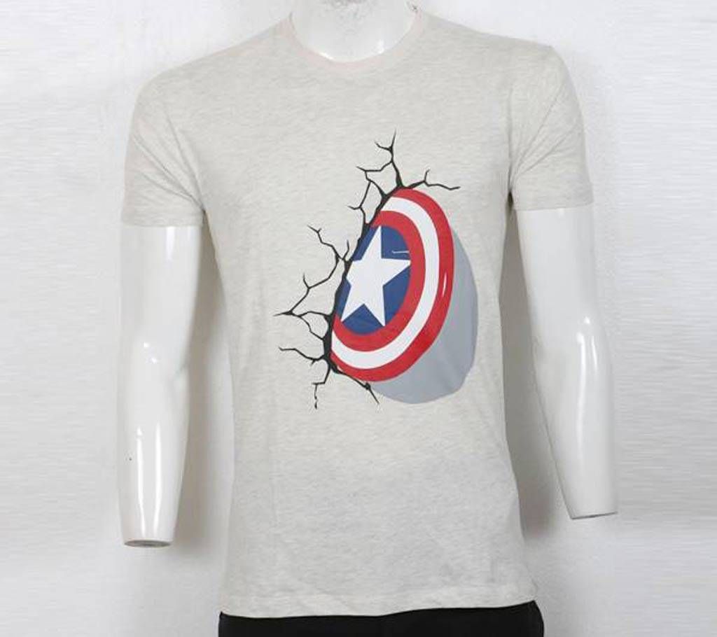 Captain America-off white Superman T-shirt 