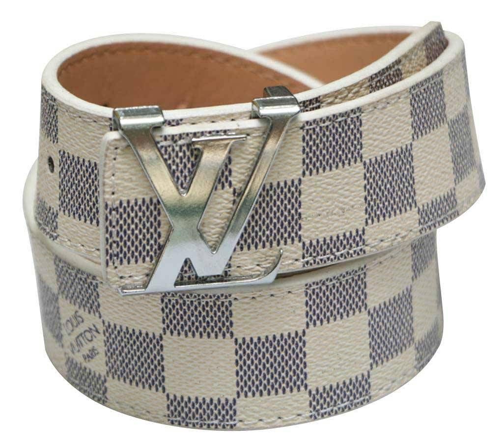 Best Leather White Artificial Leather Belt For Men