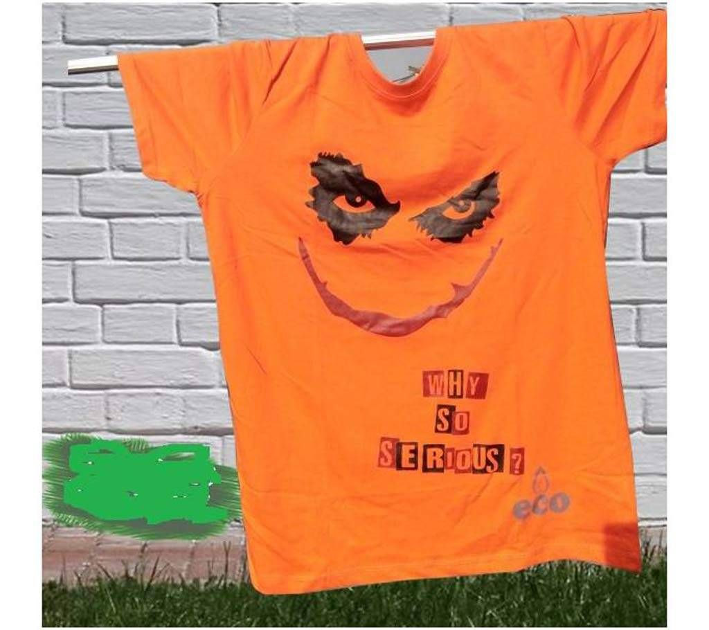 Why So Serious Menz Half Sleeve Cotton T-shirt 