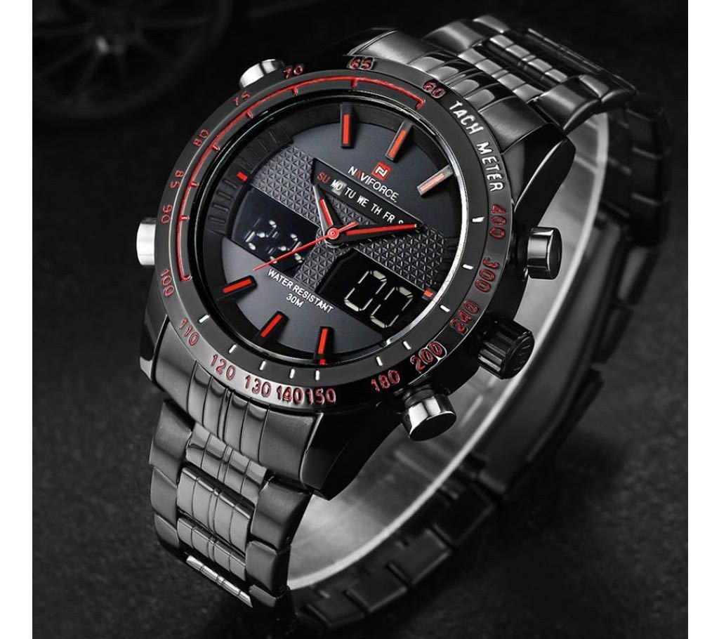 NAVIFORCE Dual Time Gents wrist Watch