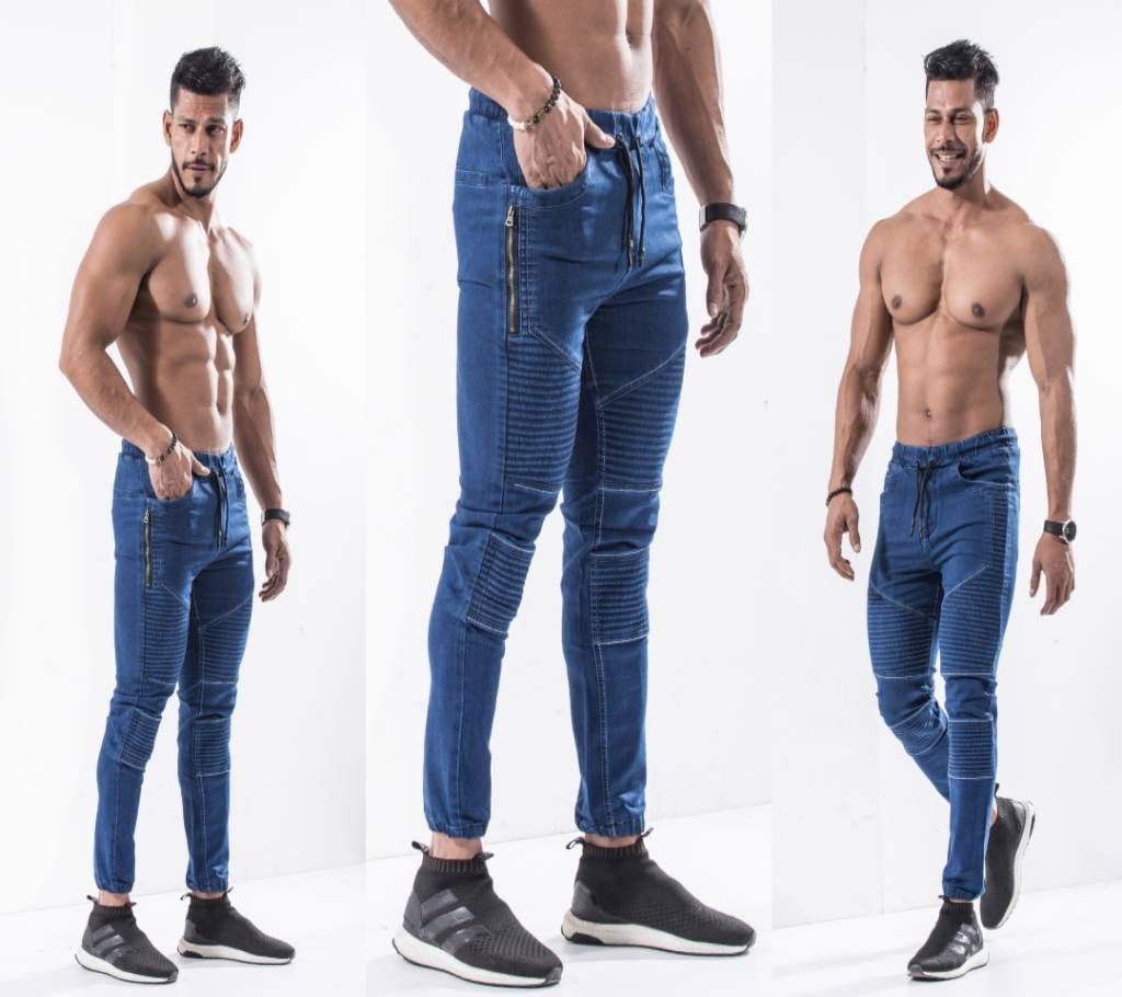 Biker A narrow fit jeans pant 