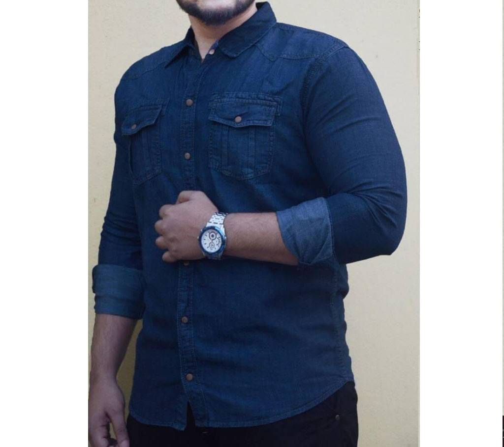 Full Sleeve Sleeve Denim Shirt