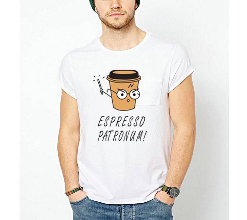 Espresso Gents Half Sleeve Cotton T-Shirt
