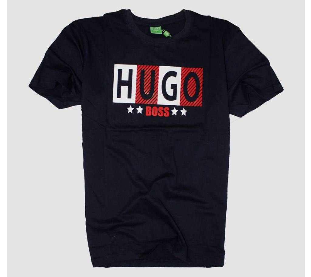 nevy color high density print mens t shirt