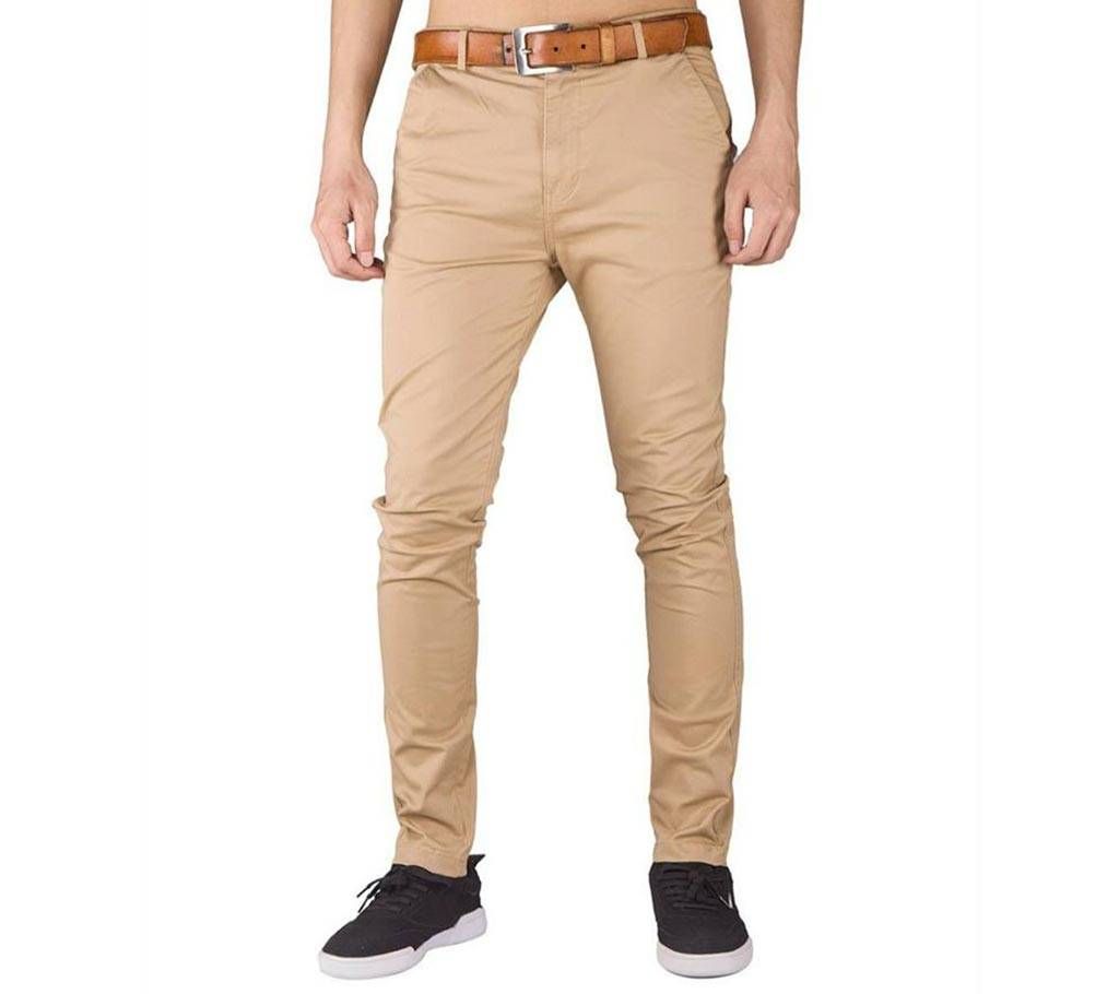 Peachpuff Twill Gabardin Pant For Men